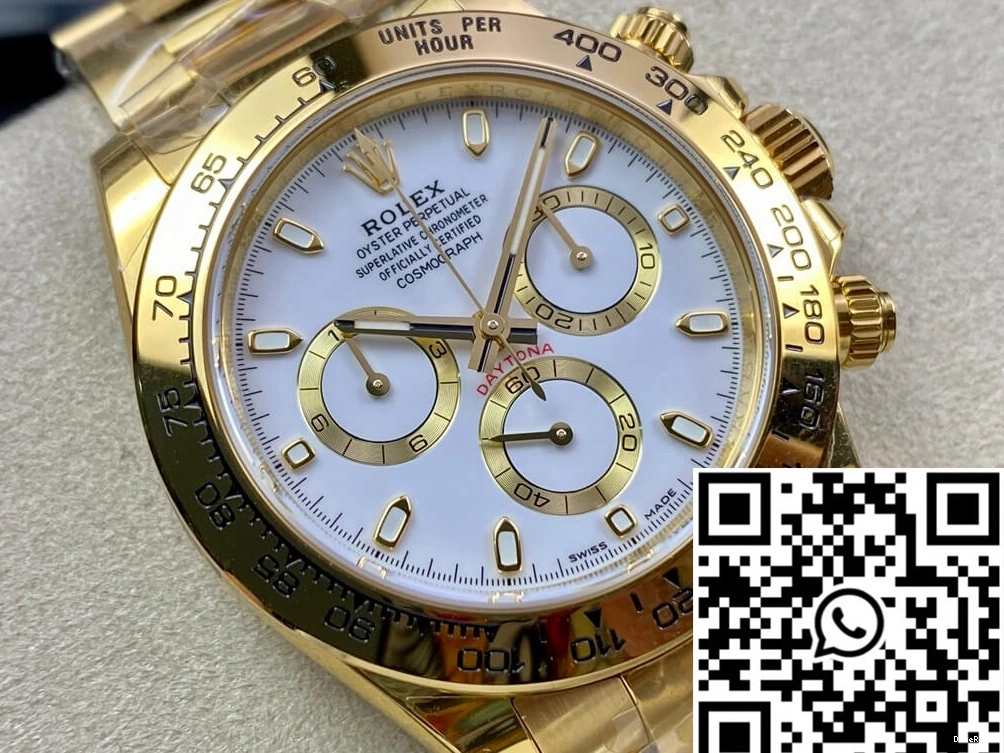 BT Rolex Dial Factory Yellow White M116508-0001 Daytona Gold 0407